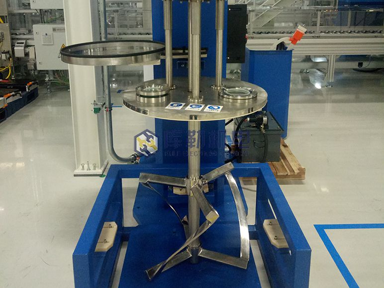 【庫勒機(jī)電】200L膠水?dāng)嚢铏C(jī)細(xì)節(jié)展示