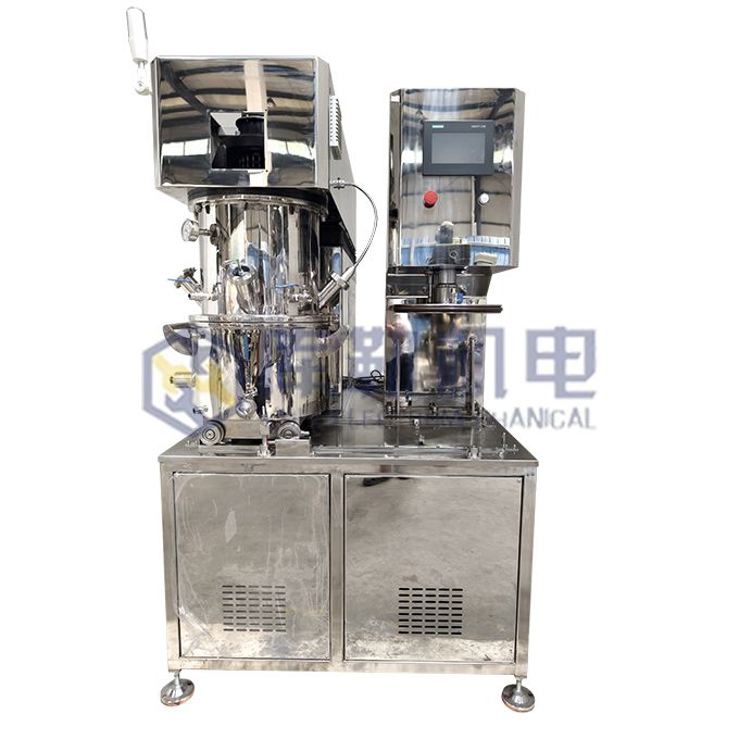 20L不銹鋼雙行星真空攪拌壓料一體機(jī)